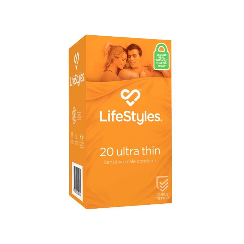 162658_1.jpg LifeStyles Ultra Thin Condoms 20 - Image 1