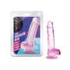 Naturally Yours 6 Crystaline Dildo Rose