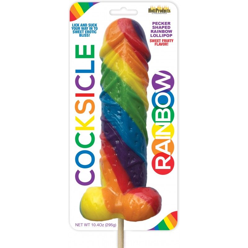 164832_1.jpg Rainbow Cocksicle Lollipop - Image 1
