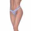 Cross Strap Split Thong Periwinkle - Image 2