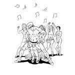 Bachelorette Party Colouring Book