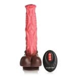 Deluxe Centaur Thrusting & Vibrating Silicone Dildo