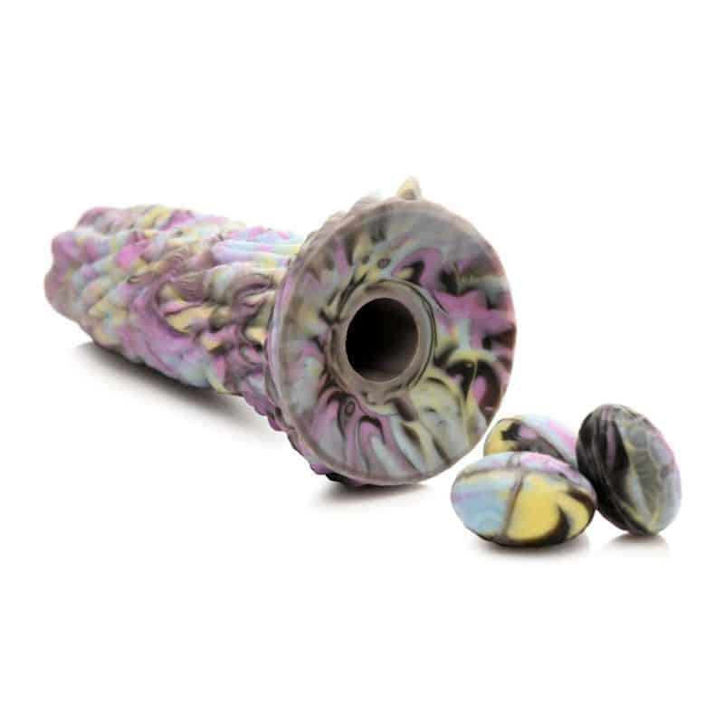 167683_6.jpg Dragon Spawn Dragon Ovipositor Silicone Dildo with Eggs - Image 6