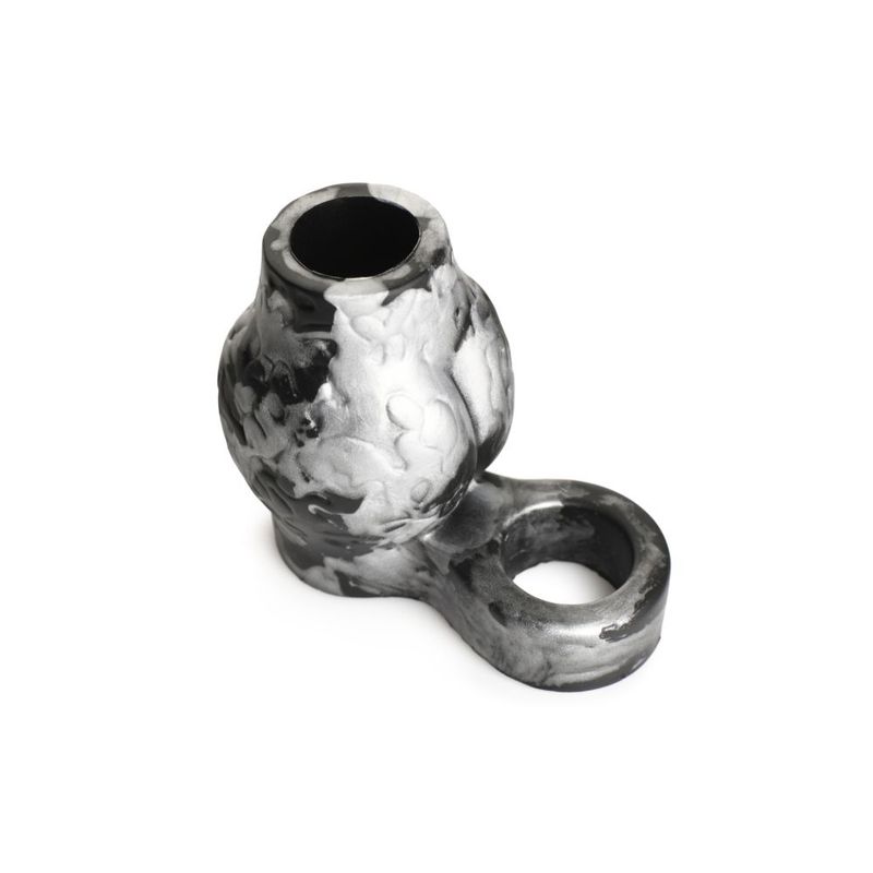 167688_1.jpg Night Prowler Silicone Penis Sleeve and Ball Stretcher - Image 1