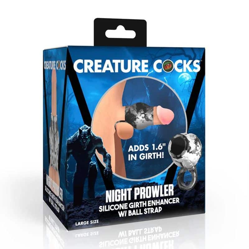 167688_7.jpg Night Prowler Silicone Penis Sleeve and Ball Stretcher - Image 7