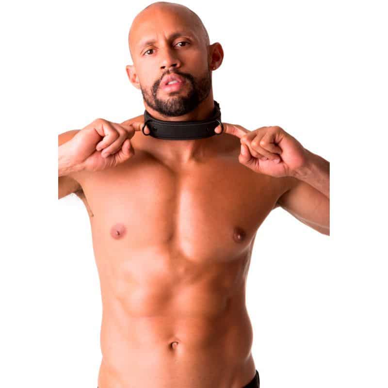 165451_3.jpg Neoprene Bondage Collar - Image 3