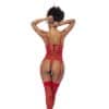 Red 2 Pc Set w/ Matching Thong - Image 2