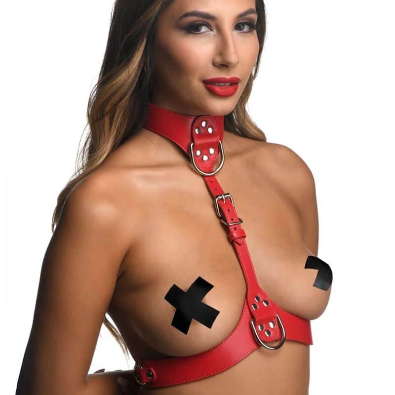 167768_1.jpg Red Female Chest Harness M/L - Image 1