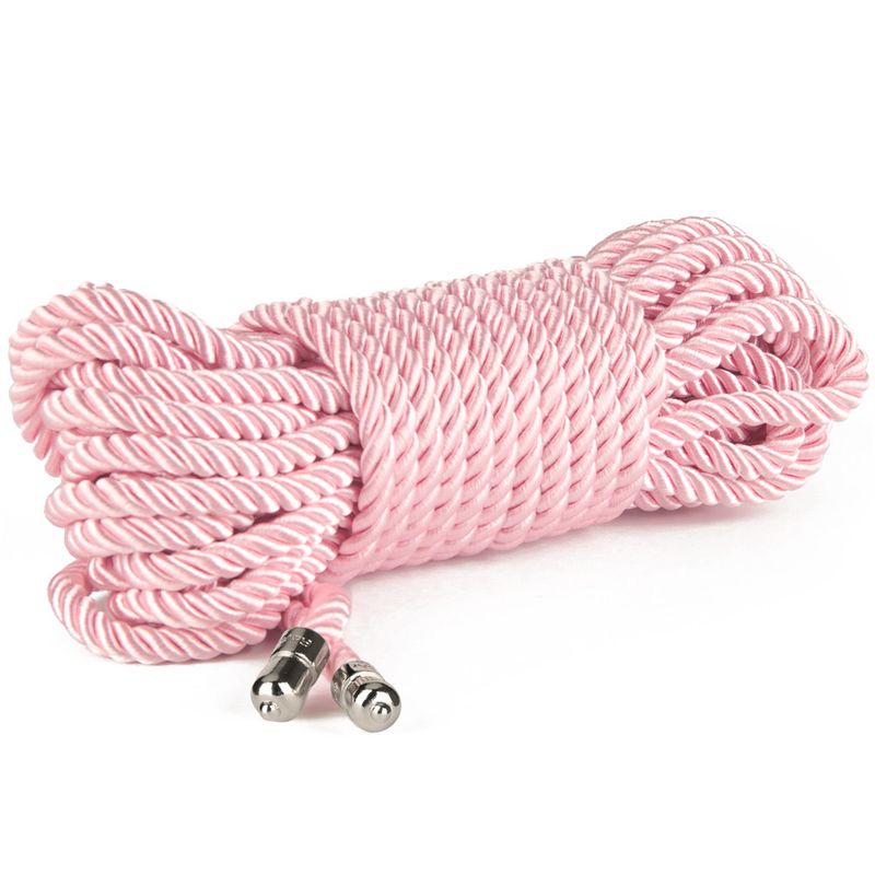 168018_1.jpg Rebellion Reign Rose 10m Silky Bondage Rope Pink - Image 1